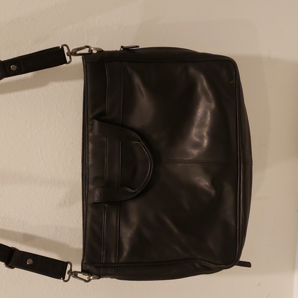 El Portal Black Leather briefcase - Picture 4 of 16